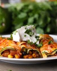 Zucchini Enchiladas Recipe By Tasty Recipe Food Recipes Vegetarian Recipes
