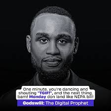 Monday Again? Abeg Who Press Fast Forward? 😩😂 One minute, you're dancing  and shouting "TGIF! 🍾", and the next thing, bam! Monday don land like NEPA  bill! I get it—Mondays can feel