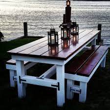 Top 10 Diy Picnic Table Ideas And Projects Diy Picnic Table Large Outdoor Table Picnic Table
