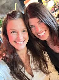 My flatmate Lindsey and I (Kim) Bretton Hall 1991.