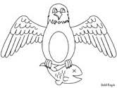 Fairy tales, animated films, flowers, anime, training coloring pages, nature, vegetables and fruit, cars, trees, animal, etc. Eagle Coloring Pages