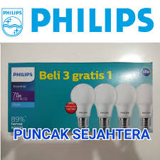 Sangat menghemat listrik dan sangat efisien. Beli Lampu Led Philips 7w 7 Watt Essential Multipack 3 Gratis 1 Promo Seetracker Indonesia