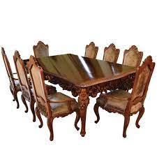 This country style dining table and chairs set for 6 is solid oak wood quality construction. Antique Italian Dining Room Set With Table Chairs Buffet Consoles Credenza Dining Room Sets Dining Room Table Chairs Italian Dining Room
