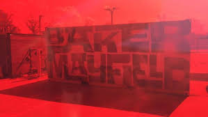 Baker mayfield mic'd up vs. Mayfield S Dangerous Quote Adorns New Mural