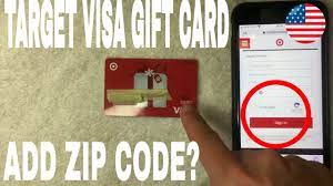 Vanilla gift card zip code. How To Add Register Zip Code To Target Visa Gift Card Youtube