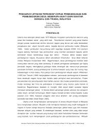 Campur tangan melalui aktiviti pembukaan tanah bagi tujuan petempatan dan pertanian telah. Pdf Pengaruh Letakan Terhadap Corak Pembangunan Dan Pembandaran Desa Beberapa Bukti Dari Sekitar Dengkil Dan Triang Malaysia