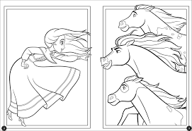 Make a fun coloring book out of family photos wi. Spirit Untamed Coloring Pages From Book Cartoon Images