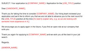 Maybe you would like to learn more about one of these? Free Download 7 Candidate Rejection Email Templates For Hr