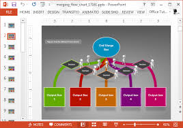 animated flow chart powerpoint template slidehunter com