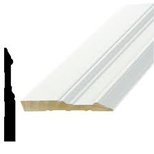 Alexandria Moulding Wp 5709 5 8 In X 5 1 4 In X 96 In Primed Pine Finger Jointed Base Moulding H5709 93096c The Base Moulding Finger Joint Wood Mouldings