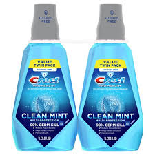Some mouthwashes come with whitening properties, and others are designed specifically for gum care. Crest Pro Health Alcohol Free Mouthwash Mint 33 8 Fl Oz 2 Pack Walmart Com Walmart Com