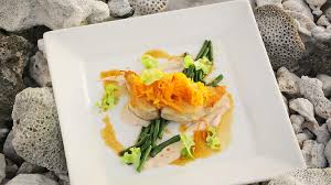 Wahoo can be good on the grill, but its also pretty dang good as sashimi. Seared Wahoo Snake Beans And Green Papaya Salad Recipe Sbs Food