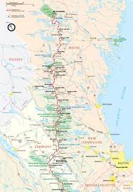 Through Hikers On The At Have A Roughly 2 180 Mile Long Trek In Front Of Them However The Trail Has Appalachian Trail Map Appalachian Trail Hiking Trail Maps