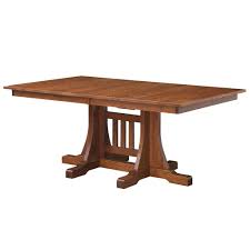 Ridgecrest Trestle Extension Table Dining Table Unique Dining Tables Pedestal Table