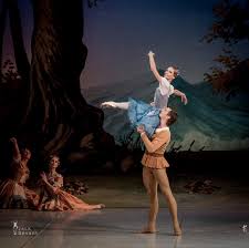 Anna Kuligina And Ivan Zaytsev In The Peasant Pas De Deux From Act 1 Of The Mikhailovsky Ballet S Giselle Ballet Costumes Dance Tights