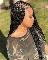 I've been going to african hair braiding for 14 years and i have never had one complaint. African Hair Braiding Styles Lilostyle In 2020 Box Braids Hairstyles For Black Women Box Braids Styling Braided Hairstyles
