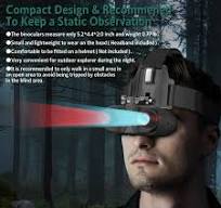 Amazon.com: ArzzuNiu Gafas de visión nocturna montadas en la ...