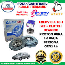 Check spelling or type a new query. Exedy Clutch Klac Set Clutch Bearing Proton Wira 1 6 Waja Mmc Persona Gen2 Blm 1 6 Manual Mb502006u Lazada