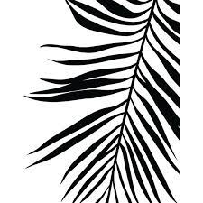 Palm Leaf Print Tropical Leaf Print Printable Art Palm Art Print Minimalist Art Black And White Digital Tropical Leaf Print Palm Leaves Print Leaf Prints