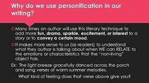 Why The Use Of Personification