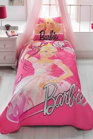 tac tek kisilik lisansli yatak ortusu seti barbie baller fiyati yorumlari trendyol