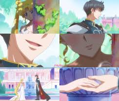 And Thus Began The Great Love Story Between The Prince Of Earth And The Princess Of The Moon Sailor Moon Manga Sailor Moon Art Sailor Moon