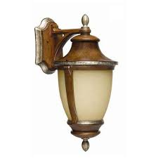 Hampton Bay Wall Mount 1 Light Outdoor Mossoro Walnut Lantern 23218 At The Home Depot Wall Mount Lantern Outdoor Wall Lantern Wall Lantern