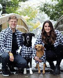 Animal Lover Gift Guide 2018 Matching Set Fireside Flannel Matching Buffalo Plaid Flannel Shirts For Dog Photoshoot Dog Family Pictures Family Dog Photos