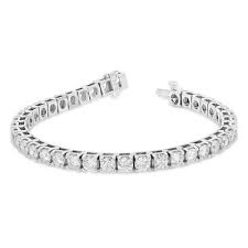 If you would like, you can always email us some pictures and details on the piece and i can give you a more accurate ballpark estimate. 10 Ct T W Diamond Tennis Bracelet In 14k White Gold I I1 Zales