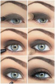 step makeup tutorials for blue eyes