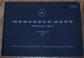 Mercedes 280 Sl 250 Sl W113 Owners Parts Service 280sl Pagoda 250sl Manual Mercedes 280 Mercedes Pagoda