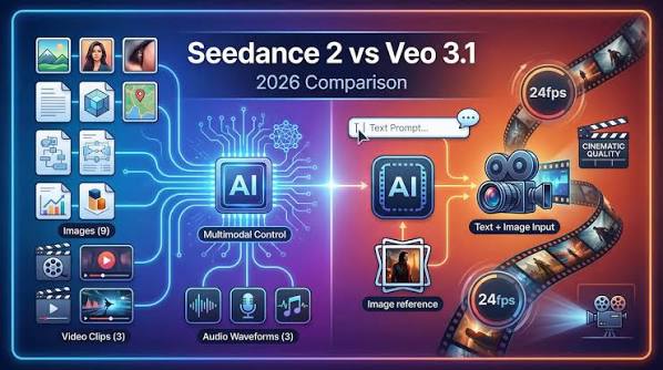 Seedance 2 vs Veo 3.1: 2026 AI Video Generation Comparison