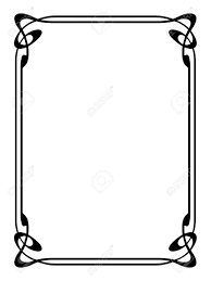 Art Deco Frame Art Nouveau Modern Ornamental Decorative Frame Art Deco Page Border Vector Free Page Borders Design Clip Art Art Nouveau