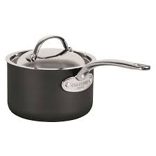 How big is a chasseur cast iron saucepan? Chasseur Cinq Etoiles Hard Anodised Non Stick 16cm Saucepan With Lid 1 8ltr Victoria S Basement