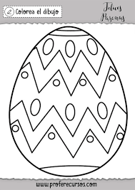 Imprimir Huevos De Pascua Para Colorear