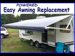 Maybe you would like to learn more about one of these? Easy Rv Awning Fabric Replacement On A Dometic Electric Cover Youtube