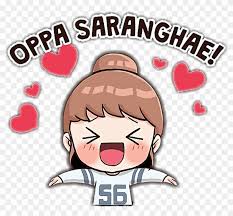 Gambar tulisan saranghae oppa beserta hutuf hangul korea. Saranghae Oppa