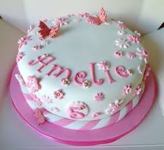 Birthday Cake Images For Girls Simple Birthday Cake For A Little Girl Cake Designs Birthday Girly Cakes Cake
