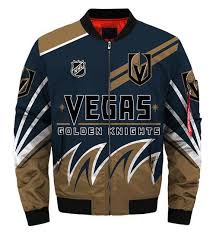 They compete in the national hockey league (nhl) as a member of the west division. Vegas Golden Knights Jacket Nhl Coat Gift For Men 89 Sport Shop Vegas Golden Knights Jackets Stylish Bomber Jacket