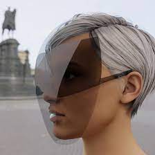 Joe Doucet Creates Practical And Fashionable Face Shield With Integrated Sunglass Lenses Fashionable Face Shield Fashion Face Mask Face Shield Masks