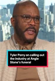 Tyler Perry opens up about calling out the music industry at Angie Stone’s funeral: “I cannot stand to see people mistreated, misused, abused when it’s so easy to just do the right thing.” #tylerperry ...