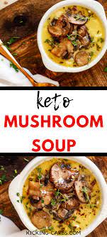 Keto Mushroom Soup Mushroom Soup Recipes Keto Recipes Dinner Healthy Soup Recipes