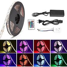 49 82 Music Led Light Stripsolmore Sound Activated Rgb 164ft5m Smd5050 300 Leds Strip Kitwaterproof S Lighting Ceiling Fans Rope Light Led Strip Lighting