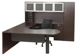 Easy use and will match with most decor themes white desks in small sizes with or without storage are perfect to use as a computer desk or study table. Peninsula Desk Hutch Tower Storage Dark Walnut Express Laminate Express Office Furniture