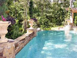 French Country Style Pool Details Country Pool Backyard Pool Landscaping French Country Style