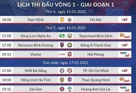 Xem lịch v league 2021 trực tiếp của hagl, tphcm, hà nội, bình định, nam định, slna.chính xác nhất. Lá»‹ch Thi Ä'áº¥u Trá»±c Tiáº¿p Vong 1 V League 2021 Nhiá»u Cuá»™c Chao San Ä'Æ°á»£c Chá» Ä'á»£i Bong Ä'a Viá»‡t Nam Thanh Nien