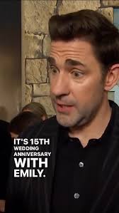 What’s John Krasinski doing for Emily Blunt for their 15th wedding  anniversary? Your guess is as good as his 😂, Did you know that John and  Emily got married at George Clooney’s Italian home? And just ...
