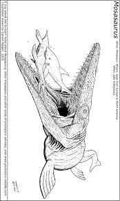 Coloring And Drawing Mosasaurus Water Dinosaur Coloring Pages Mosasaurus coexisted with bony fish such as xiphactinus, sea turtles like protostega and plioplatecarpine mosasaurs in north ancient sea monster battle revealed in unusual fossil. mosasaurus water dinosaur coloring pages