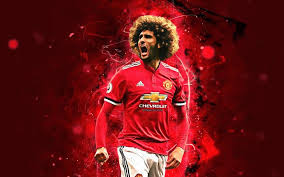 Marouane fellaini has claimed that manchester united are paying the price for sacking former manager jose mourinho too soon. Download Wallpapers Marouane Fellaini Joy Belgian Footballers Manchester United Fc Premier League Fellaini Neon Lights Soccer Fan Art Football Man United For Desktop Free Pictures For Desktop Free