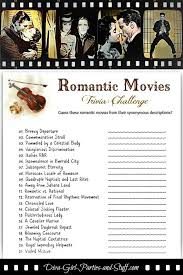 Be honest with your partner while answering these questions. Romantic Movies Valentine Game